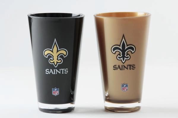 NFL New Orleans Saints 16 oz Insulated Travel Tumbler